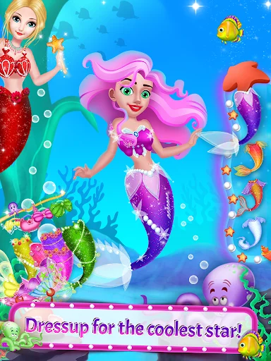 ดาวน์โหลด Princess Mermaid Story – เกมเจ้าหญิงเงือกน้อยผจญภัยล่าสุด ฟรี - Screenshot 1