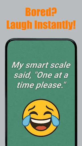 ดาวน์โหลด Funny Jokes: Swipe & Laugh ล่าสุด – รวมมุกตลกฮาๆ ฟรี! - Screenshot 1