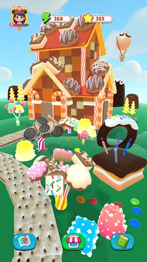 ดาวน์โหลด Sweet Merge Land เวอร์ชันล่าสุด – เกมผจญภัยไขปริศนาขนมหวานฟรี - Screenshot 7