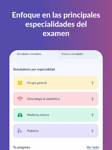 ดาวน์โหลด Gliamediq: Simulador ENARM ล่าสุด – ตัวช่วยสอบแพทย์ฟรี - Screenshot 13