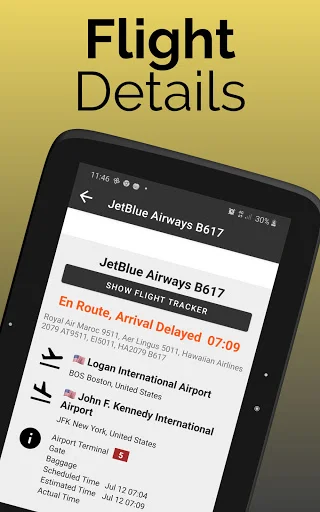 ดาวน์โหลด Fort Lauderdale Flights ล่าสุด – ตรวจสอบสถานะเที่ยวบินฟรี - Screenshot 17