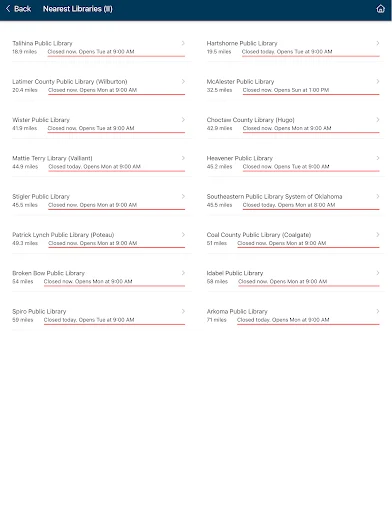 ดาวน์โหลด SE Oklahoma Library System ล่าสุด – จัดการการยืมหนังสือฟรี - Screenshot 17
