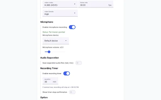 ดาวน์โหลด Instant Tab Recorder ล่าสุด – บันทึกหน้าจอ Chrome ใช้งานง่ายฟรี - Screenshot 4
