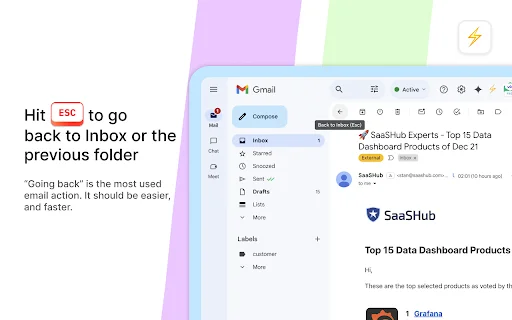 ดาวน์โหลด CMDK สำหรับ Gmail – ปรับแต่งคีย์ลัดและฟีเจอร์อัจฉริยะล่าสุด - Screenshot 3