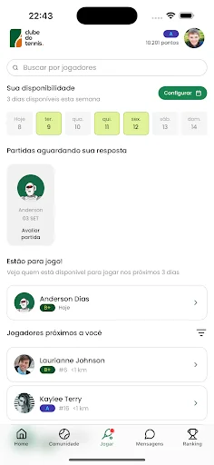 ดาวน์โหลด Clube do Tennis ล่าสุด – สังคมคนรักเทนนิสที่ดีที่สุด ฟรี - Screenshot 3