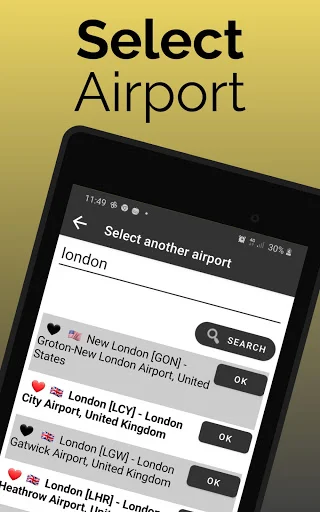 ดาวน์โหลด Bristol Airport Flight Info ล่าสุด – ตรวจสอบเที่ยวบินฟรี - Screenshot 9
