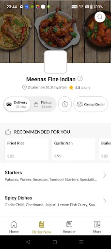 ดาวน์โหลดแอป Meenas Fine Indian ล่าสุด – สั่งอาหารอินเดียส่งตรงถึงบ้าน - Screenshot 2