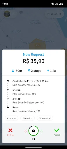 ดาวน์โหลด Delivery Yes – Entregador ล่าสุด – แอปรับงานสำหรับคนขับรถ - Screenshot 3