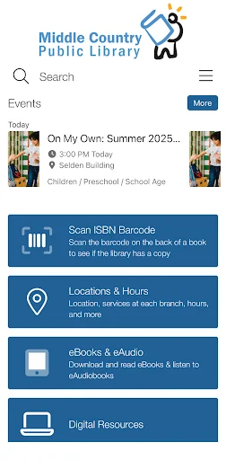 ดาวน์โหลด MCPL Mobile เวอร์ชันล่าสุด – เข้าถึงห้องสมุดได้ทุกที่ฟรี - Screenshot 1