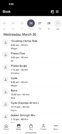 ดาวน์โหลด PURE Gym Penticton ล่าสุด – จัดการตารางออกกำลังกายง่ายๆ ฟรี - Screenshot 2