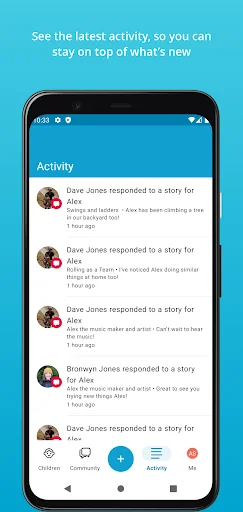 ดาวน์โหลด Storypark for Educators ล่าสุด – บันทึกการเรียนรู้เด็กฟรี - Screenshot 5