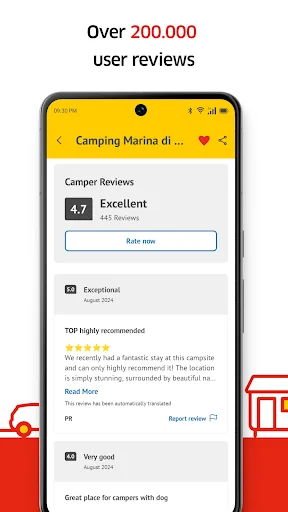 ดาวน์โหลด PiNCAMP Camping by ADAC ล่าสุด – ค้นหาและจองจุดกางเต็นท์ที่ดีที่สุด - Screenshot 5