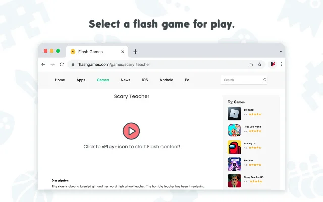 ดาวน์โหลด Flash Player for Chrome ล่าสุด – เล่นเกม Flash ฟรีบนเว็บ - Screenshot 2