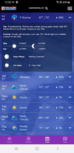 ดาวน์โหลด WSAZ First Alert Weather App ล่าสุด – พยากรณ์แม่นยำฟรี - Screenshot 3