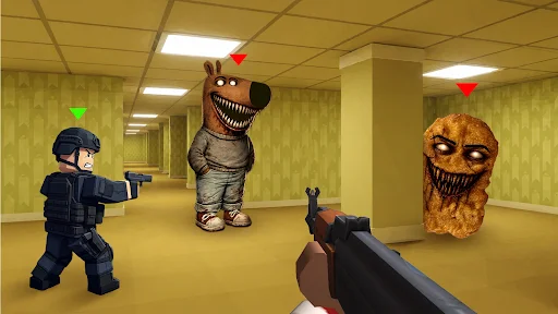 ดาวน์โหลด Nextbots Backroom: Meme Hunter ล่าสุด – เกมไล่ล่าสยองขวัญฟรี - Screenshot 3