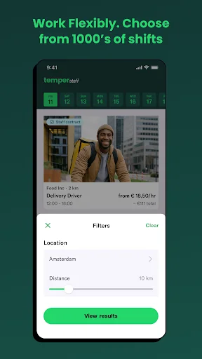 ดาวน์โหลด Temper Staff ล่าสุด – หางานชั่วคราวที่ยืดหยุ่นและปลอดภัย ฟรี - Screenshot 2