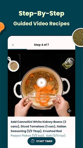 ดาวน์โหลด SideChef สูตรอาหารและวางแผนมื้ออาหาร – ผู้ช่วยทำอาหารอัจฉริยะ - Screenshot 8
