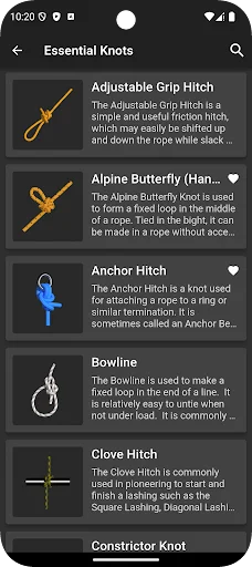 ดาวน์โหลด Knots 3D ล่าสุด – เรียนรู้วิธีผูกเงื่อนกว่า 220 แบบในรูปแบบ 3D - Screenshot 3