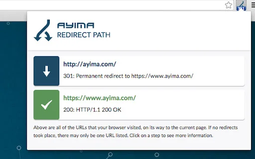 ดาวน์โหลด Redirect Path ล่าสุด – ตรวจสอบ HTTP Header และ Redirect ฟรี - Screenshot 1