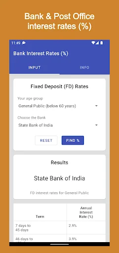 ดาวน์โหลด Financial Calculator India ล่าสุด – เครื่องมือคำนวณการเงินครบวงจร - Screenshot 7