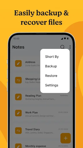 ดาวน์โหลด Notes เวอร์ชันล่าสุด – จดบันทึกและจัดการรายการสิ่งที่ต้องทำฟรี - Screenshot 6