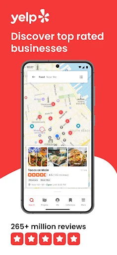 ดาวน์โหลด Yelp เวอร์ชันล่าสุด – ค้นหาร้านอาหารและรีวิวที่ดีที่สุดฟรี - Screenshot 1