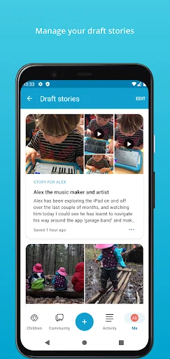 ดาวน์โหลด Storypark for Educators ล่าสุด – บันทึกการเรียนรู้เด็กฟรี - Screenshot 6