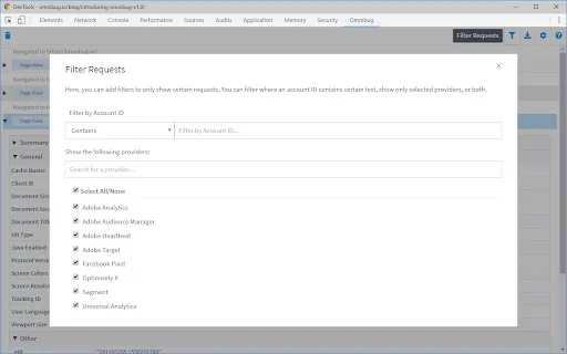 Omnibug: ส่วนขยาย Chrome สำหรับตรวจสอบ Analytics และ MarTech ฟรี - Screenshot 2