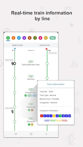 ดาวน์โหลด Seoul Subway – Official แอปนำทางรถไฟใต้ดินโซลล่าสุด - Screenshot 15