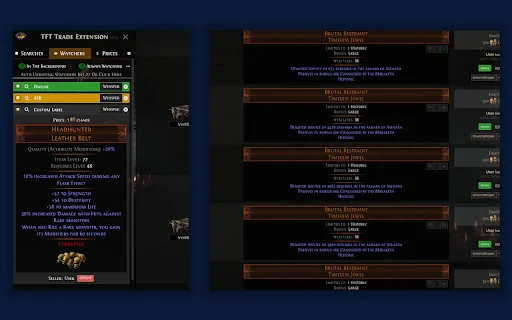 PoE Trade Extension ดาวน์โหลดฟรี – ตัวช่วยเทรดไอเทม Path of Exile - Screenshot 2