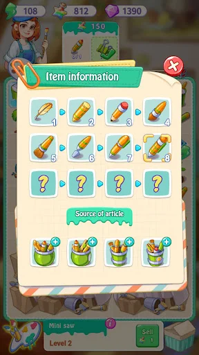ดาวน์โหลด Merge Artist ล่าสุด – เกมรวมไอเทมสุดสนุก เล่นฟรีบนมือถือ - Screenshot 5