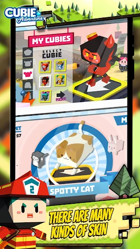 ดาวน์โหลด Cubie Adventure World ล่าสุด – เกมวิ่งผจญภัยสุดน่ารักเล่นฟรี - Screenshot 12