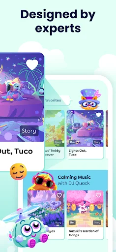 ดาวน์โหลด Moshi Kids: แอปช่วยลูกน้อยนอนหลับและผ่อนคลาย – ฟังนิทานและเพลงกล่อมเด็ก - Screenshot 4