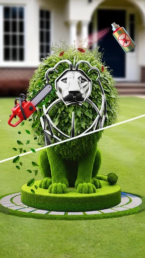 ดาวน์โหลด Lawn Care ASMR Cleaning ล่าสุด – เกมทำความสะอาดสนามหญ้าฟรี - Screenshot 3