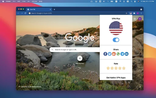 ดาวน์โหลด VPN Plus Chrome ฟรี – ส่วนขยาย VPN ที่เร็วและปลอดภัยที่สุด - Screenshot 2