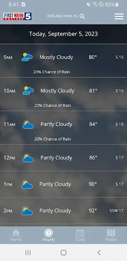ดาวน์โหลด KCTV5 First Warn 5 Weather ล่าสุด – เช็คสภาพอากาศแม่นยำฟรี - Screenshot 2
