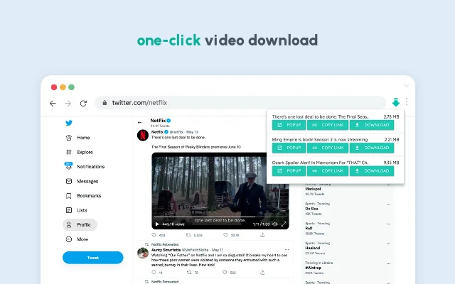 ดาวน์โหลด Video Downloader for Web – บันทึกวิดีโอที่คุณชื่นชอบได้ฟรี - Screenshot 2