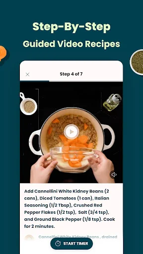 ดาวน์โหลด SideChef สูตรอาหารและวางแผนมื้ออาหาร – ผู้ช่วยทำอาหารอัจฉริยะ - Screenshot 24
