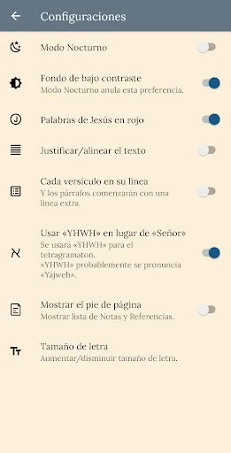 ดาวน์โหลด NBLA-Nueva Biblia d/L Américas ล่าสุด – แอปพระคัมภีร์ภาษาสเปนฟรี - Screenshot 4