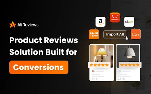 Ali Reviews: นำเข้ารีวิวจาก Temu และ eBay ง่ายๆ ในคลิกเดียว - Screenshot 1