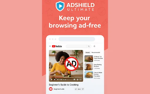 ดาวน์โหลด AdShield ตัวบล็อกโฆษณา YouTube ที่ดีที่สุด – ดูวิดีโอแบบไร้โฆษณา - Screenshot 3