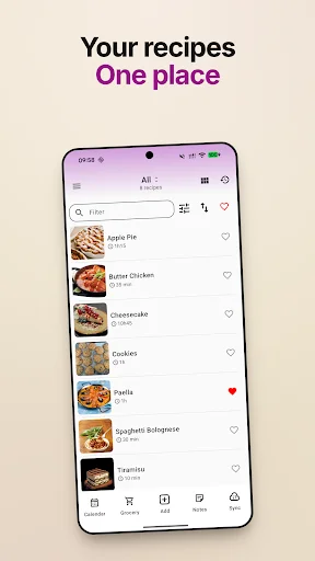 ดาวน์โหลด My Recipe Box แอปเก็บสูตรอาหารที่ดีที่สุด – ใช้งานง่ายและจัดการเมนูโปรดได้ฟรี - Screenshot 1