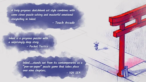 ดาวน์โหลด Inked เกมปริศนาภาพวาดลายเส้นสุดซึ้ง บน Android ฟรี - Screenshot 13