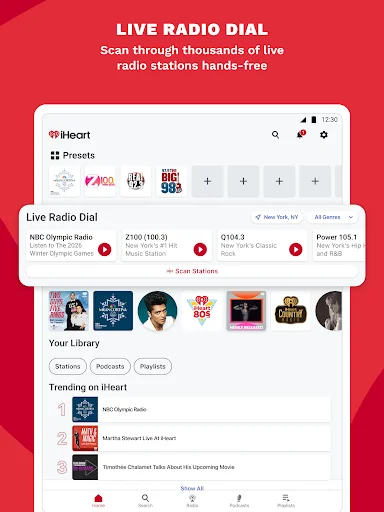 ดาวน์โหลด iHeart: ฟังเพลง วิทยุ และพอดแคสต์ฟรี – แอปยอดนิยมอันดับ 1 - Screenshot 12