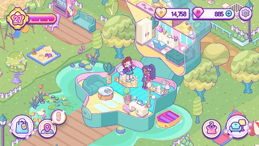 ดาวน์โหลด Polly Pocket™: Tiny World ล่าสุด – เกมจำลองชีวิตสุดน่ารักฟรี - Screenshot 4