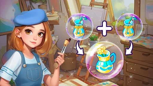 ดาวน์โหลด Merge Artist ล่าสุด – เกมรวมไอเทมสุดสนุก เล่นฟรีบนมือถือ - Screenshot 7