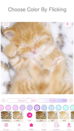 ดาวน์โหลด WataameCamera ล่าสุด – แต่งรูปสไตล์ละมุน น่ารักเหมือนสายไหม ฟรี - Screenshot 4
