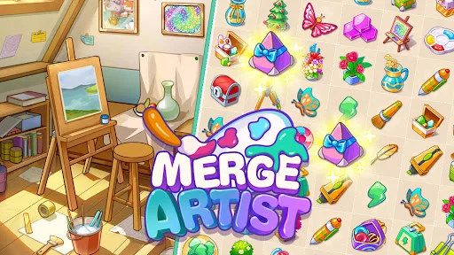 ดาวน์โหลด Merge Artist ล่าสุด – เกมรวมไอเทมสุดสนุก เล่นฟรีบนมือถือ - Screenshot 2