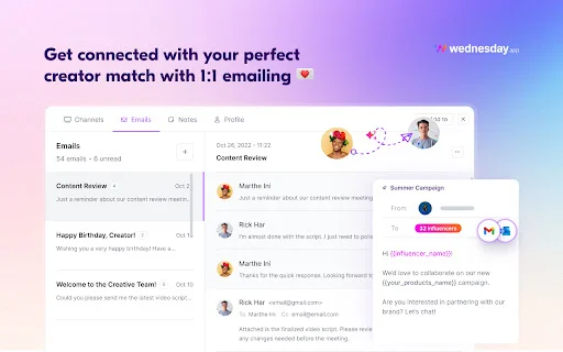 ดาวน์โหลด Influencer Analytics by Wednesday – เครื่องมือวิเคราะห์อินฟลูเอนเซอร์ฟรี - Screenshot 2