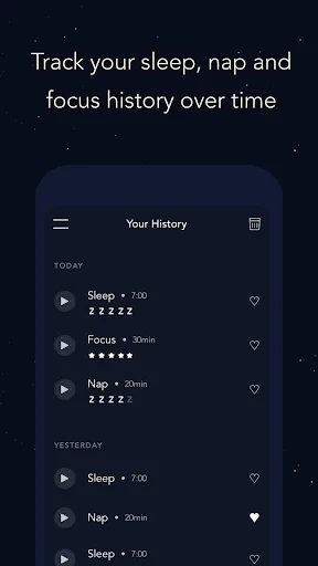 ดาวน์โหลด Pzizz – Sleep, Nap, Focus ล่าสุด – ตัวช่วยนอนหลับและทำสมาธิฟรี - Screenshot 7